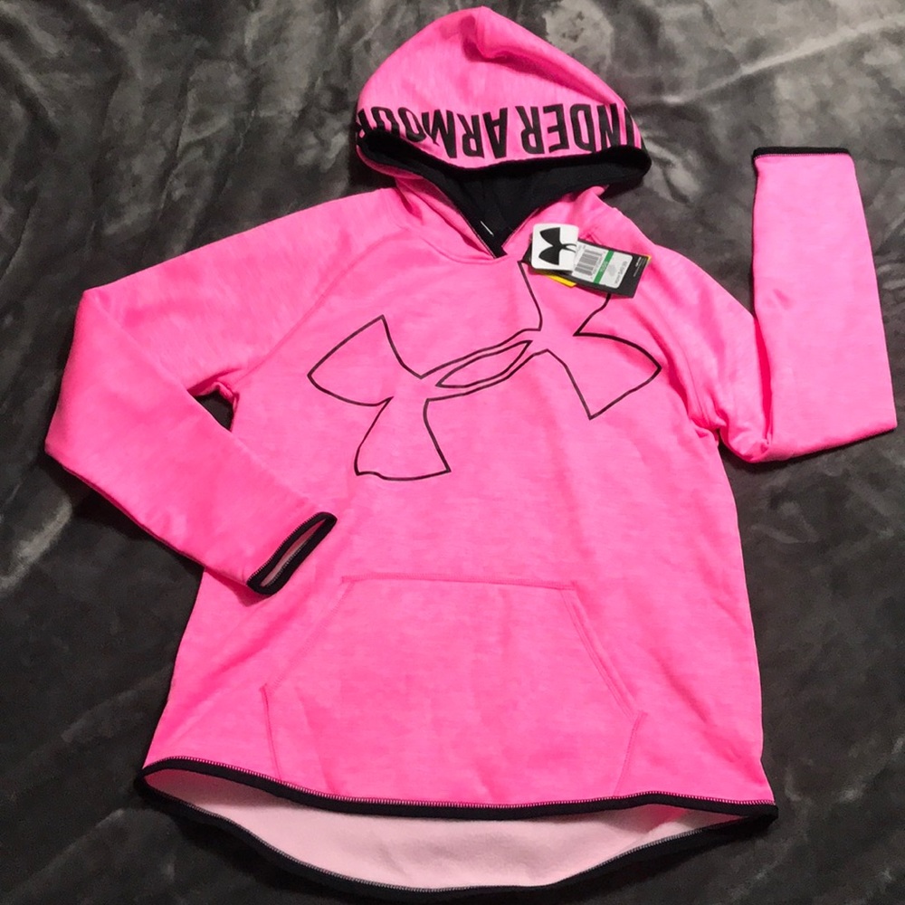 NWT Under Armour Hoodie. YLG or small in adults.